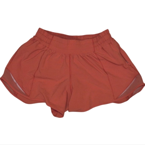 Lululemon Hotty Hot Short II *Long 4 "Hot Sunset - Picture 4 of 8